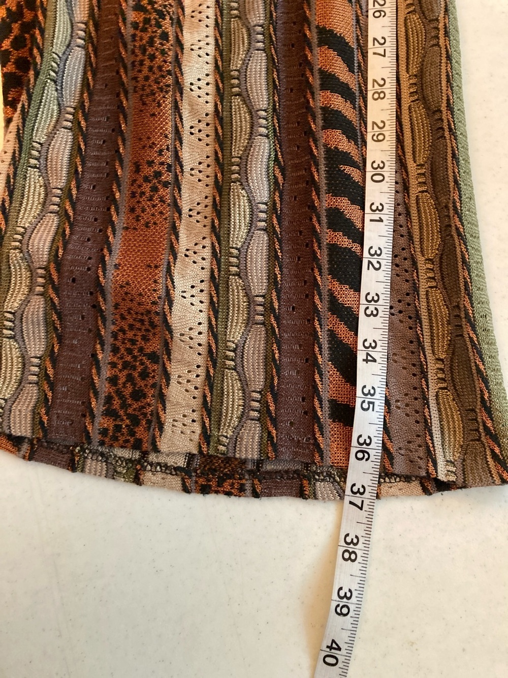 Cecilia Prado Knit Wide-Leg Pants with Lining- Brown - Picture 7 of 7